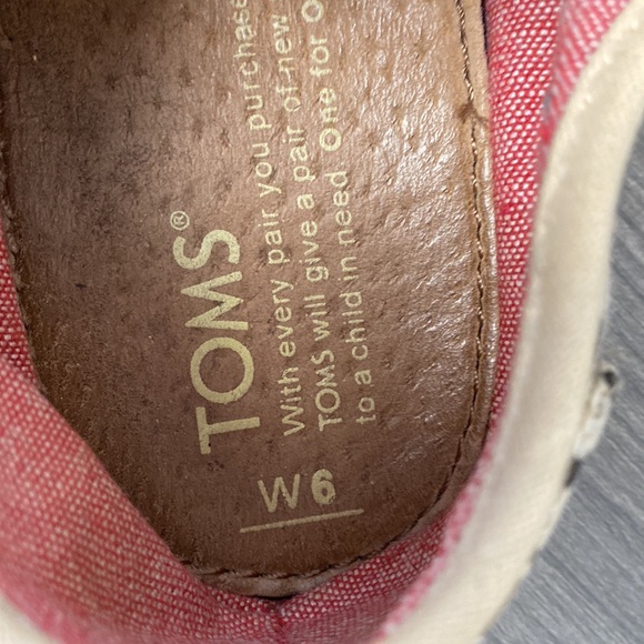 TOMS Brown Snow Leopard Classic Cordones size W6 - Picture 9 of 9